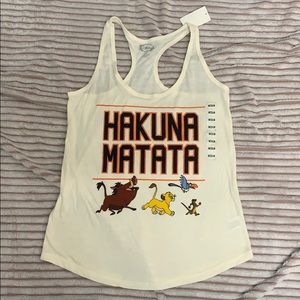 Lion King Hawkins Matata racer back tank top